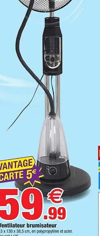 Ventilateur brumisateur