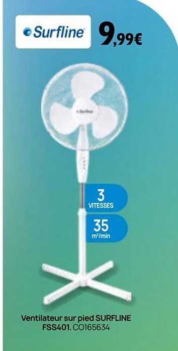 Ventilateur sur pied SURFLINE FSS401. CO165634
