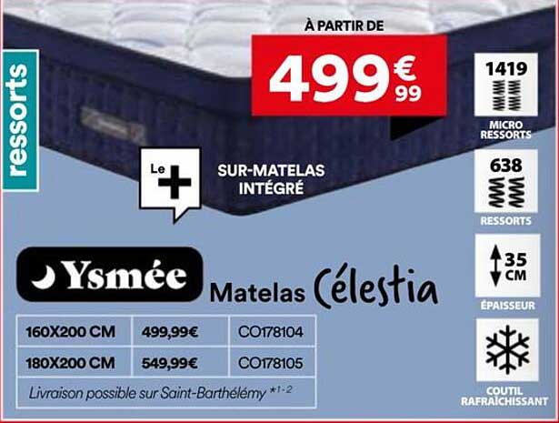 Ysmée Matelas Célestia