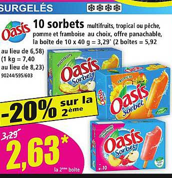 10 sorbets