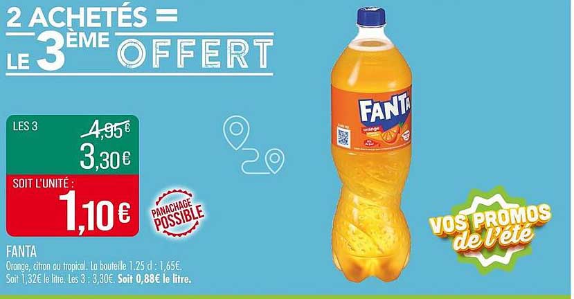 2 ACHETÉS = LE 3ÈME OFFERT