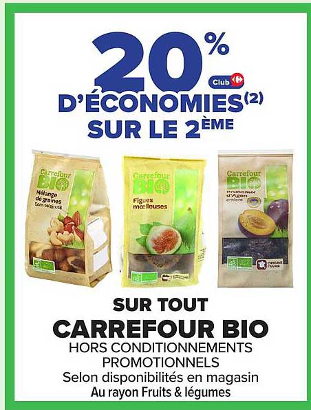 20% D'économies sur le 2ème