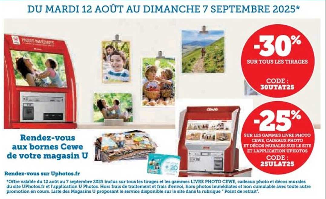 -30% SUR TOUS LES TIRAGES