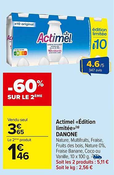 Actimel «Édition limitée»