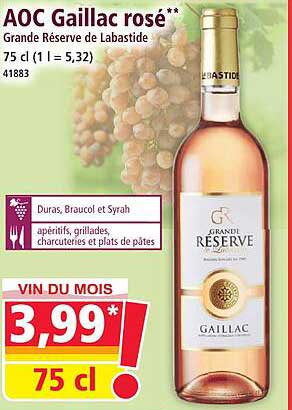 AOC Gaillac rosé**