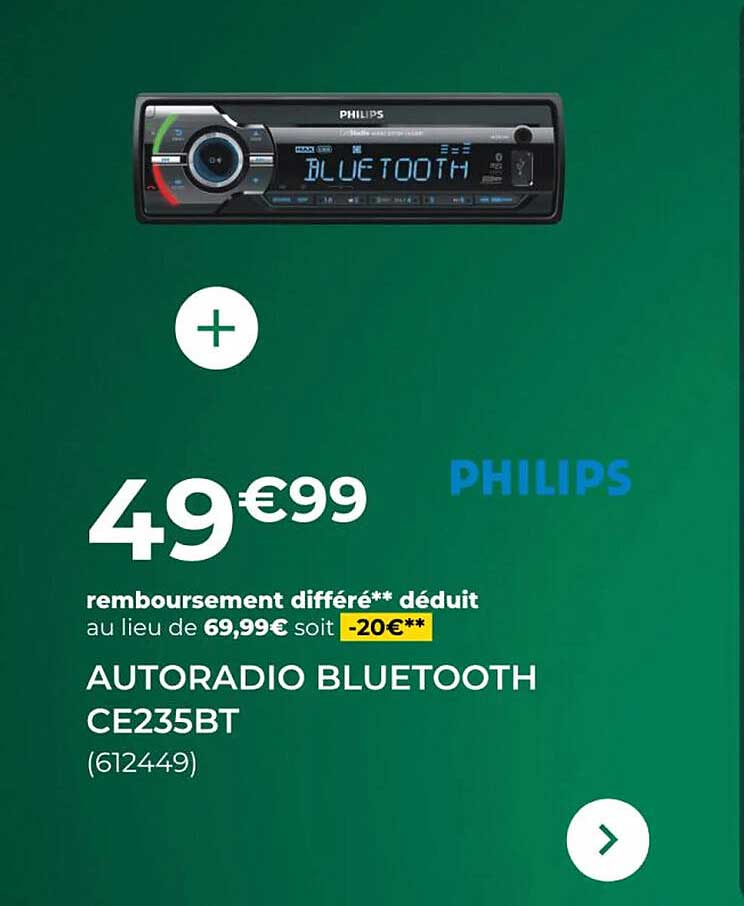 AUTORADIO BLUETOOTH CE235BT