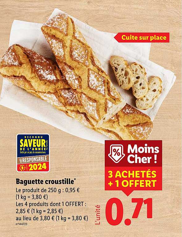 Baguette croustillé