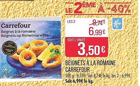 BEIGNETS À LA ROMAINE CARREFOUR