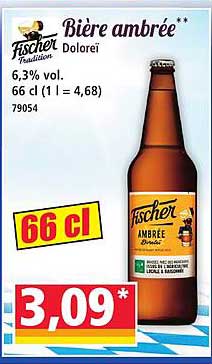 Bière ambrée **