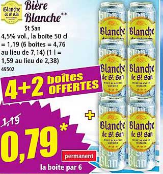 Bière Blanche St San
