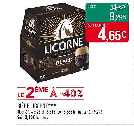 BIÈRE LICORNE