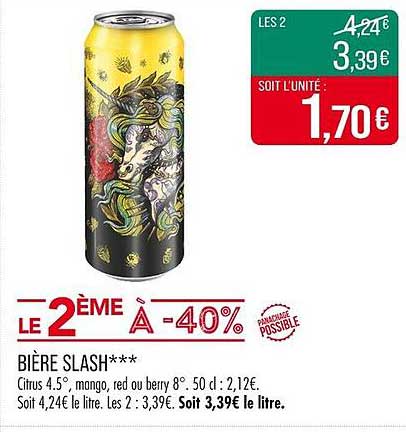BIÈRE SLASH