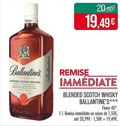 BLENDED SCOTCH WHISKY BALLANTINE'S