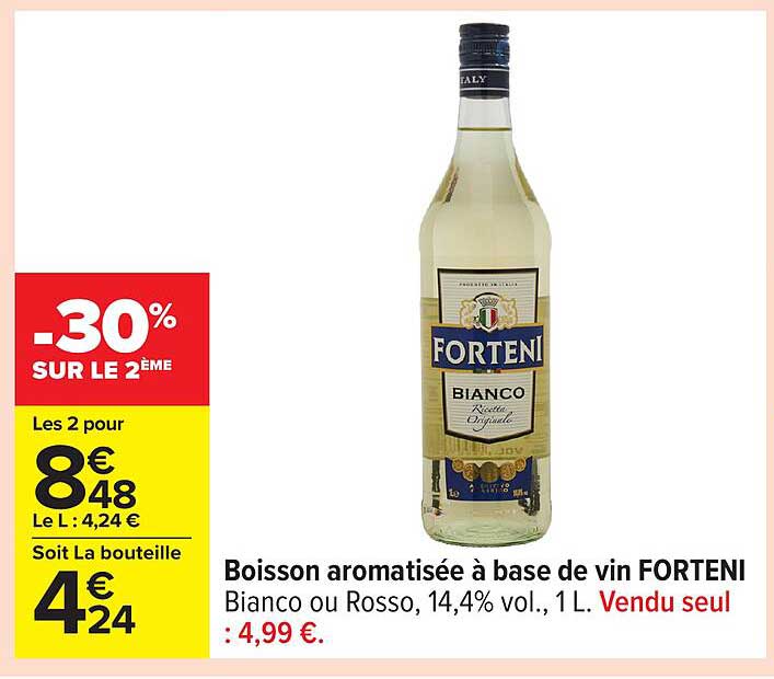 Boisson aromatisée à base de vin FORTENI