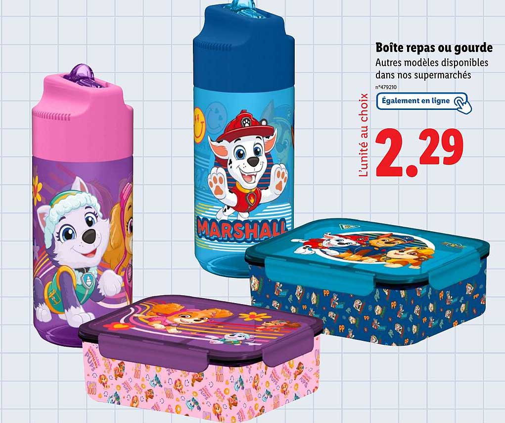 Boîte repas ou gourde