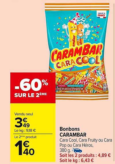 Bonbons CARABAR CARA COOL