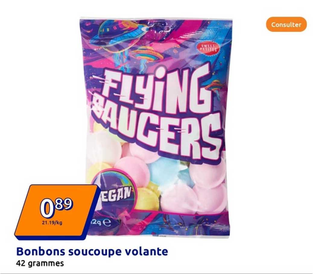 Bonbons soucoupe volante