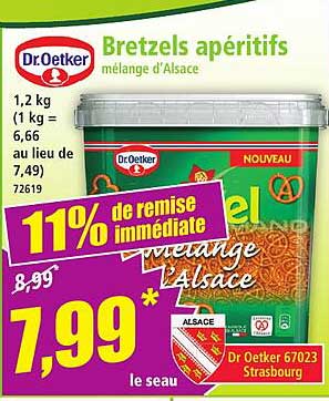 Bretzels apéritifs mélange d'Alsace