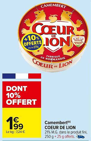 Camembert CŒUR DE LION