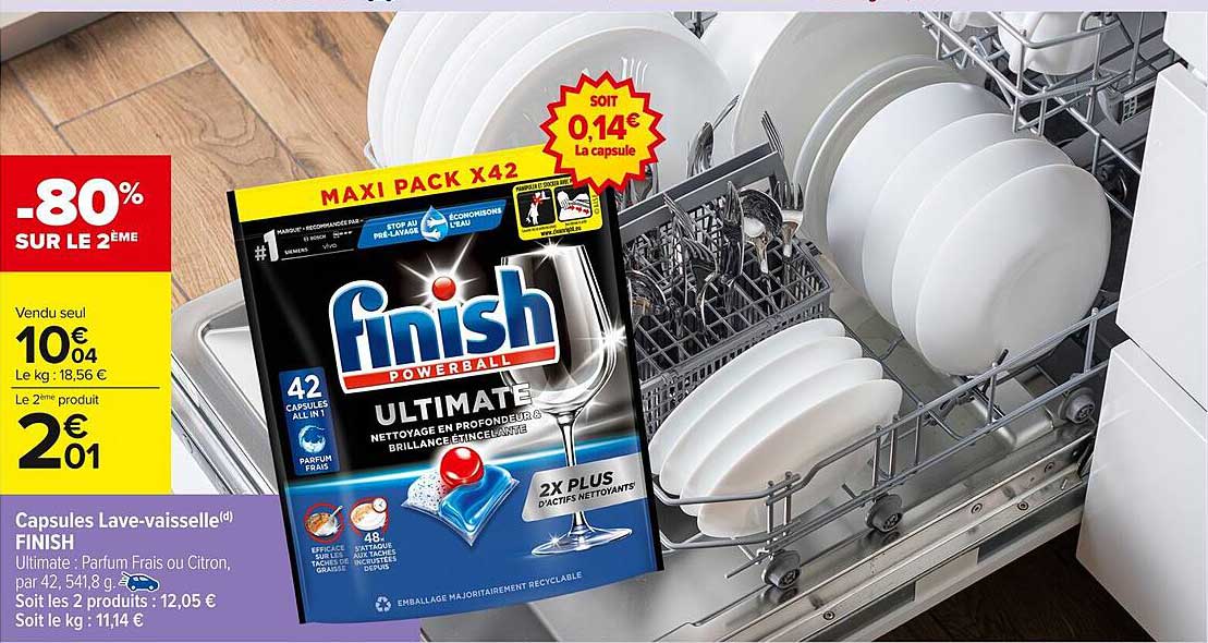 Capsules Lave-vaisselle® FINISH
