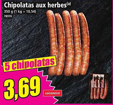 Chipolatas aux herbes