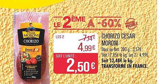 CHORIZO CESAR MORONI