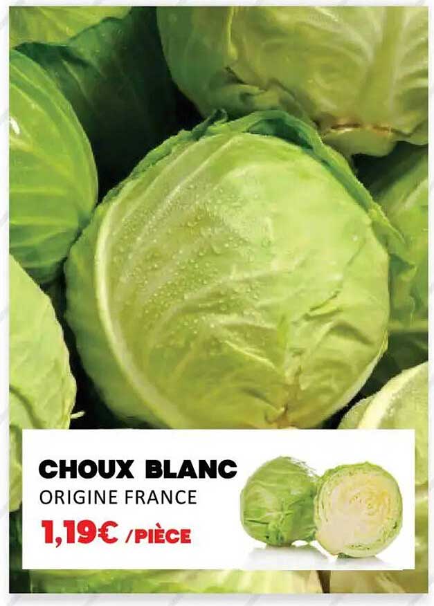 CHOUX BLANC ORIGINE FRANCE