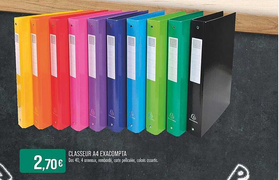 CLASSEUR A4 EXACOMPTA