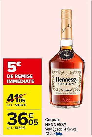 Cognac HENNESSY Very Special 40% vol., 70 cl