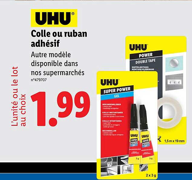 Colle ou ruban adhésif