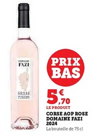 CORSE AOP ROSE DOMAINE FAZI 2024