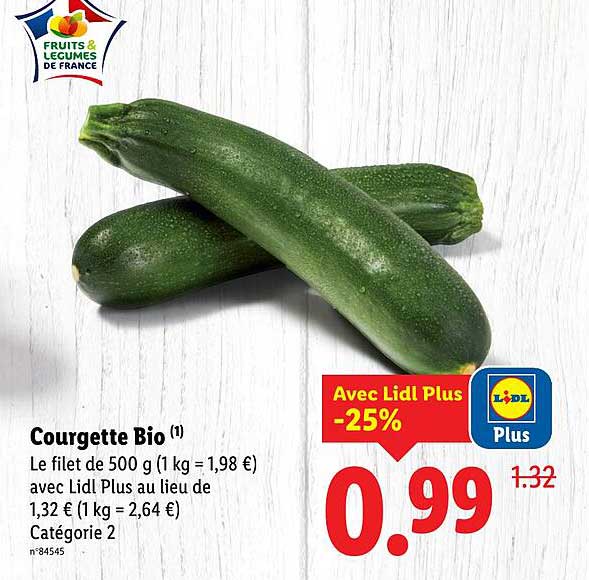 Courgette Bio