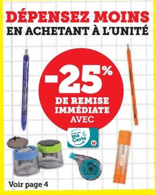DÉPENSEZ MOINS EN ACHETANT À L'UNITÉ