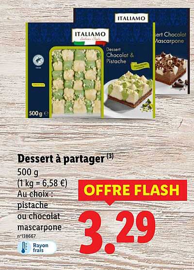 Dessert à partager