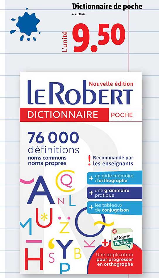 Dictionnaire de poche