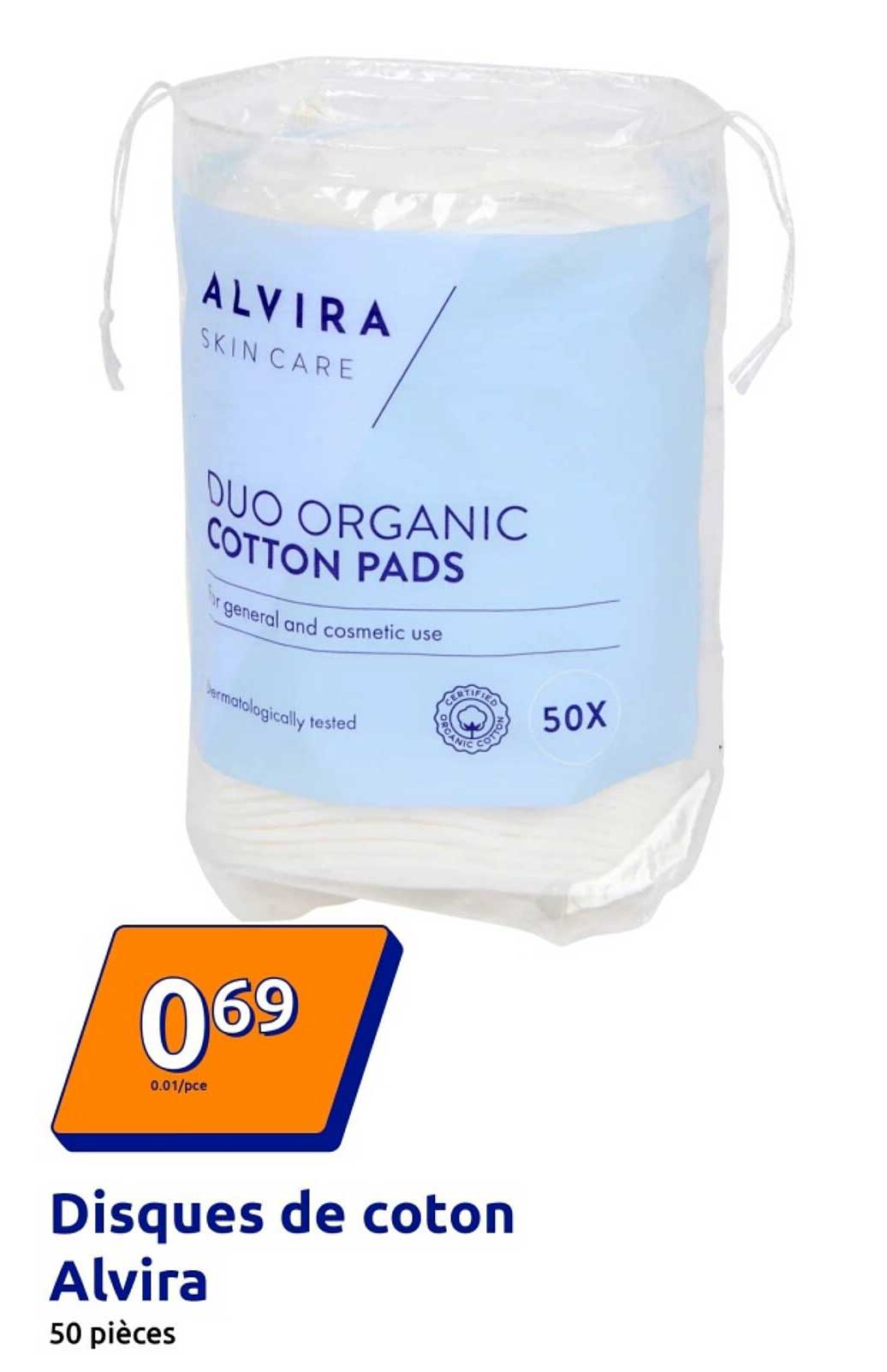 Disques de coton Alvira