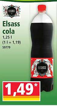 Elsass cola 1,25 l