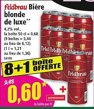 Feldbrau Bière blonde de luxe