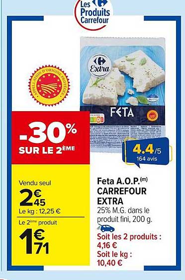 Feta A.O.P.(m) CARREFOUR EXTRA