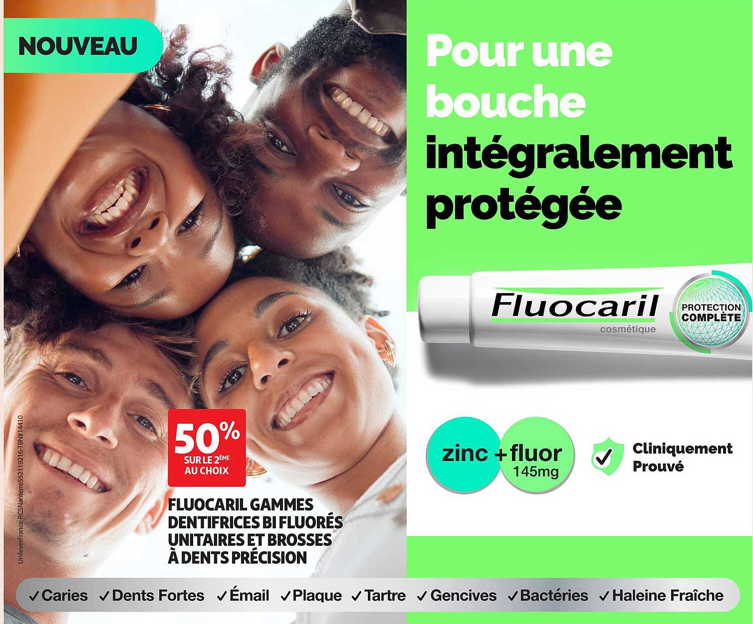 FLUOCARIL GAMMES DENTIFRICES BI FLOURES UNITAIRES ET BROSSES À DENTS PRÉCISION