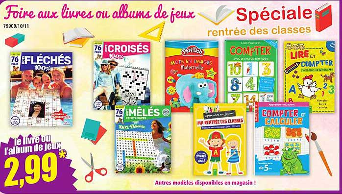 Foire aux livres ou albums de jeux