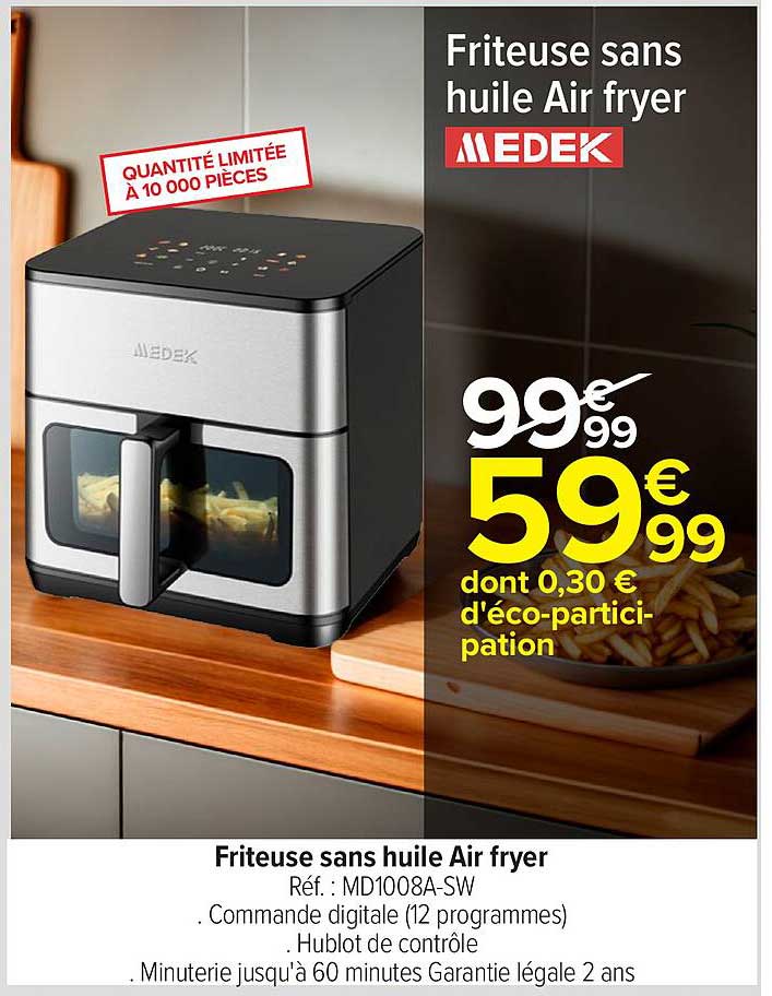 Friteuse sans huile Air fryer