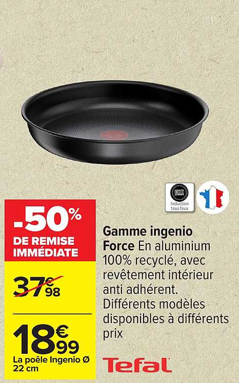 Gamme ingenio Force En aluminium 100% recyclé