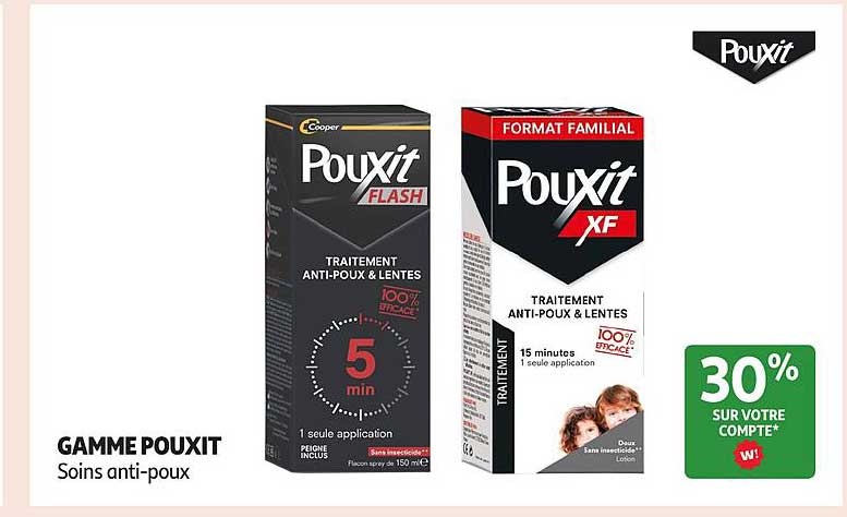 GAMME POUXIT Soins anti-poux