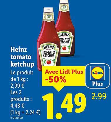 Heinz tomato ketchup