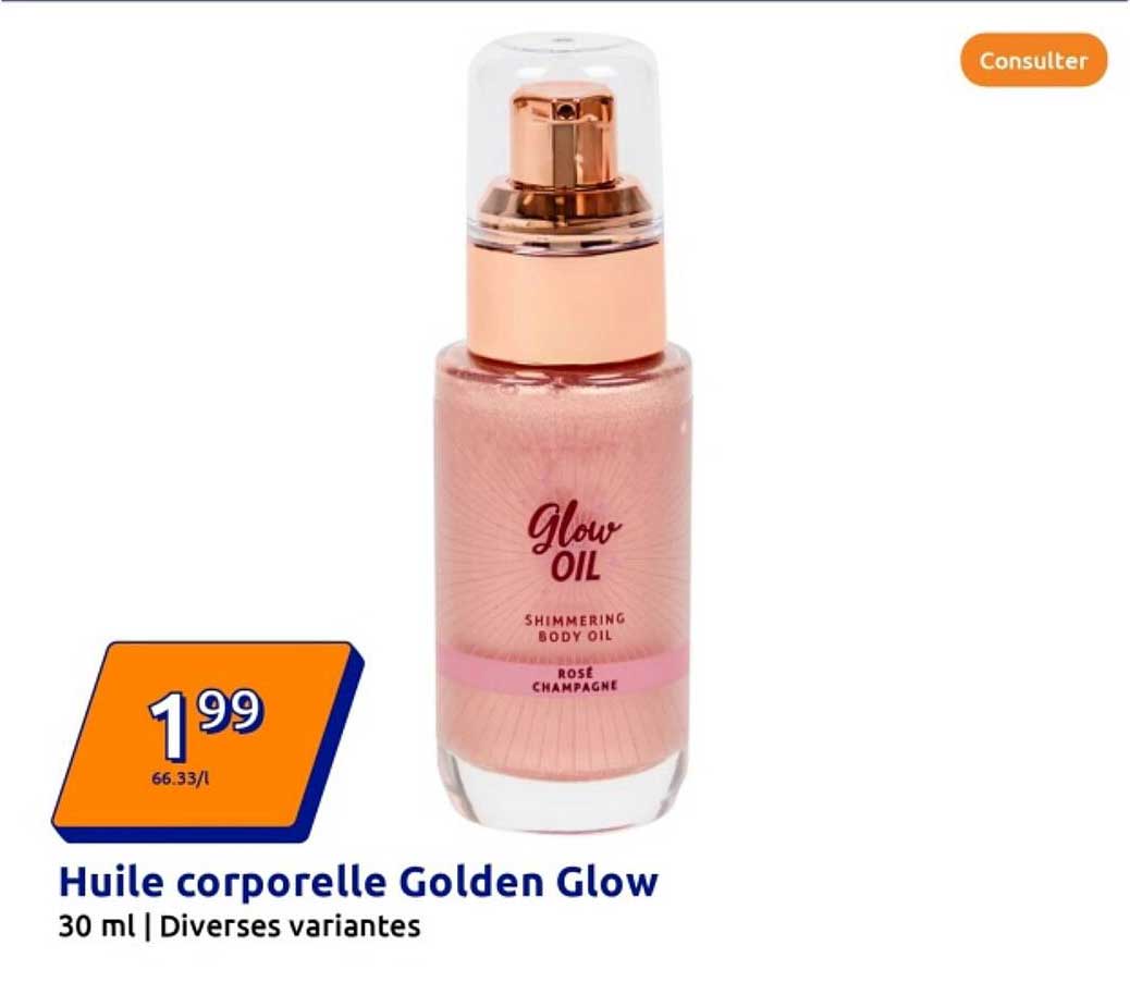Huile corporelle Golden Glow