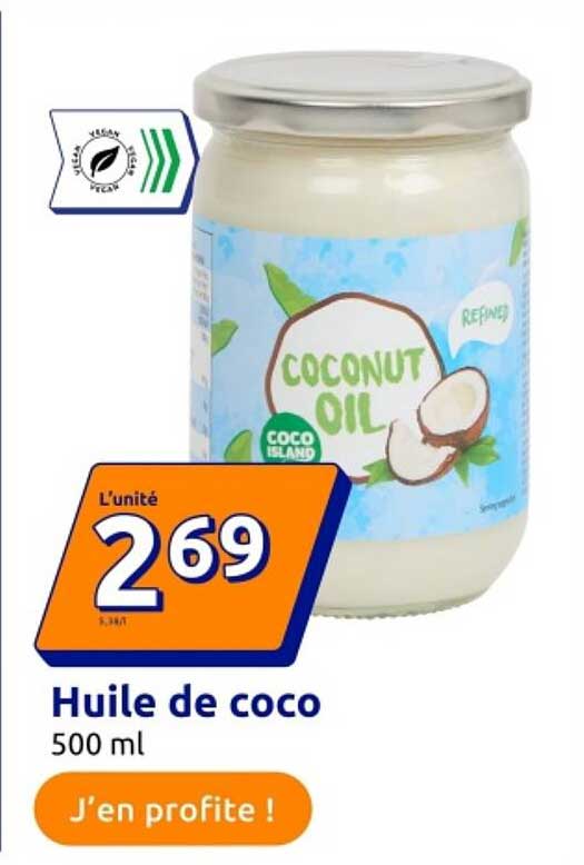 Huile de coco 500 ml