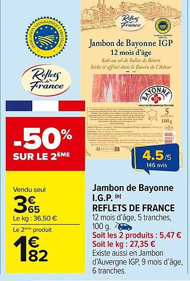 Jambon de Bayonne I.G.P.
