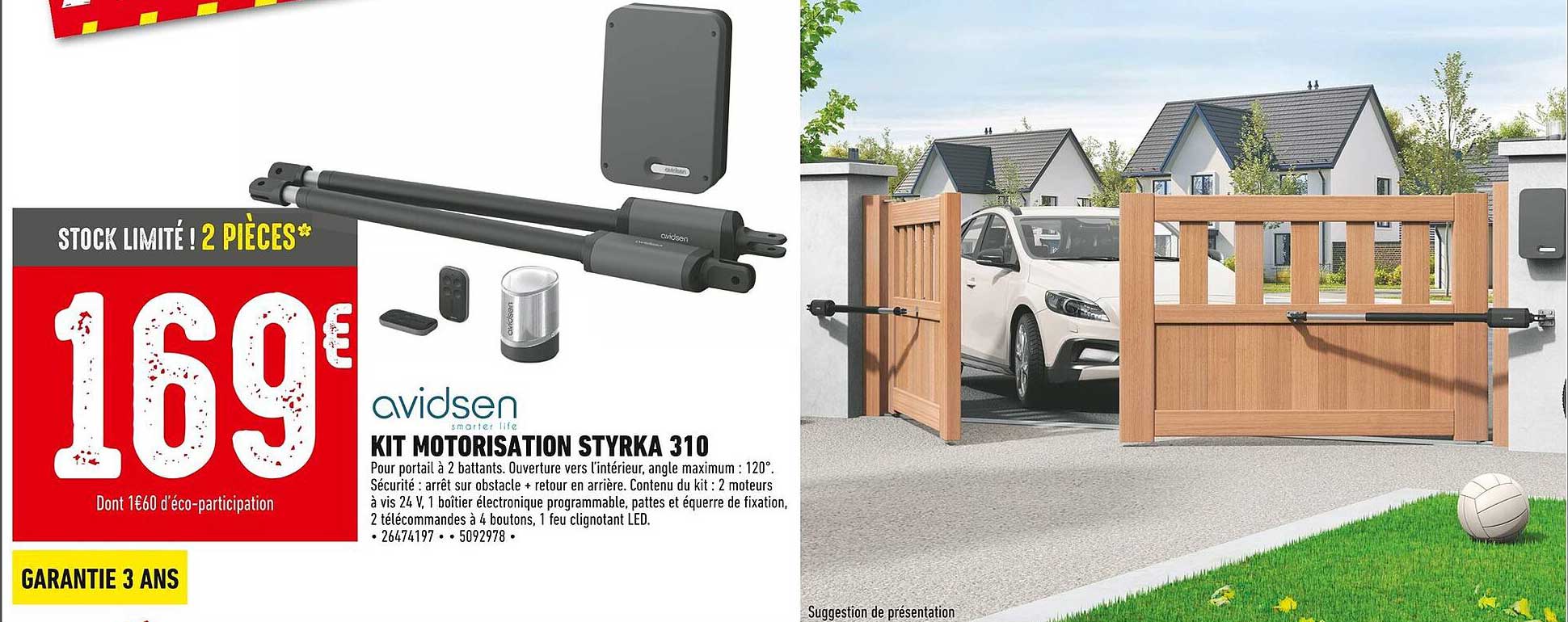 KIT MOTORISATION STYRKA 310