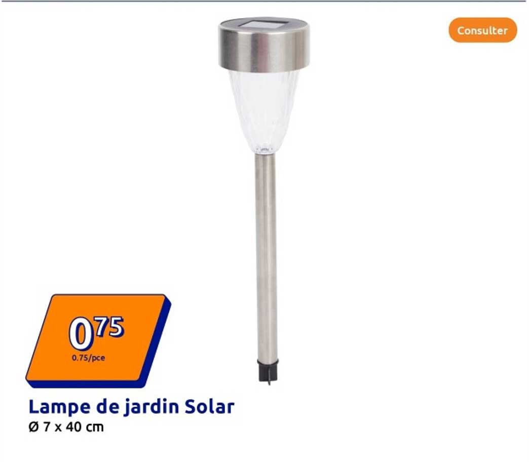 Lampe de jardin Solar
